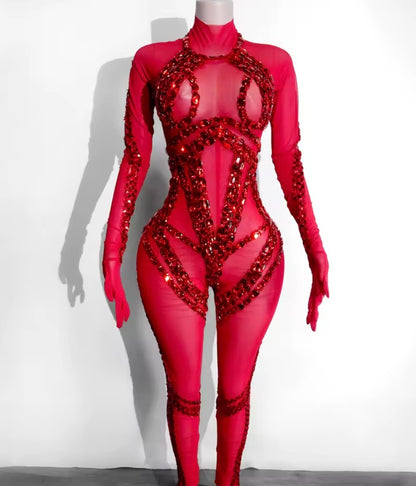 Black Crystal bodysuit