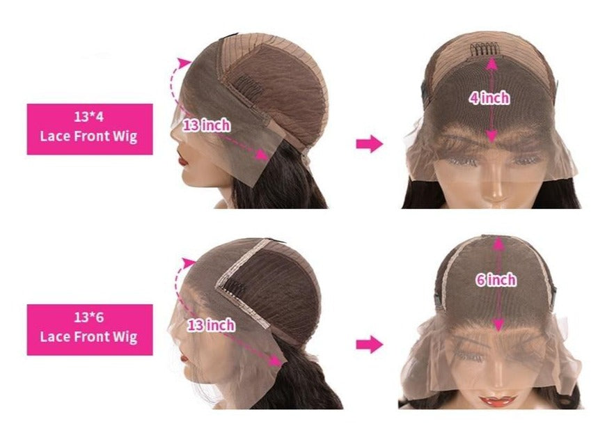 Kinky straight Wig