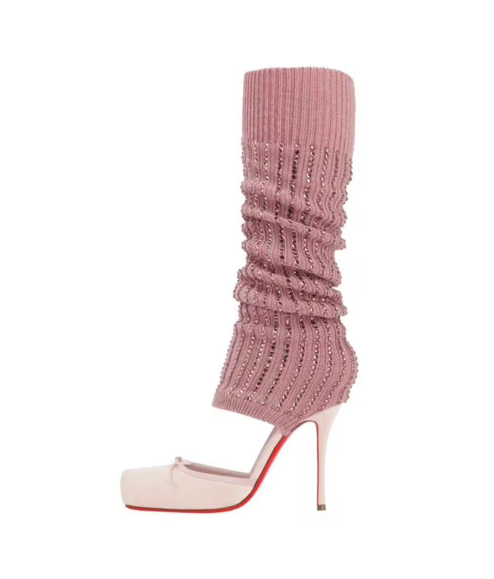 Ballerina Sock Heels