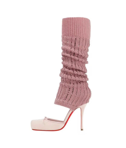 Ballerina Sock Heels