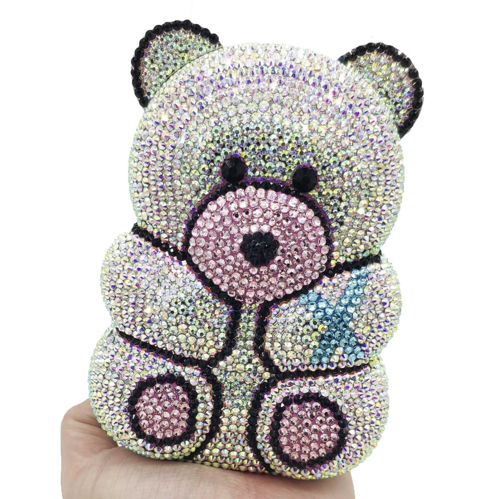 Boutique Bear Crystal clutch