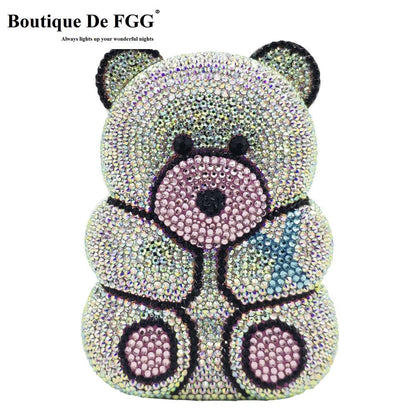 Boutique Bear Crystal clutch