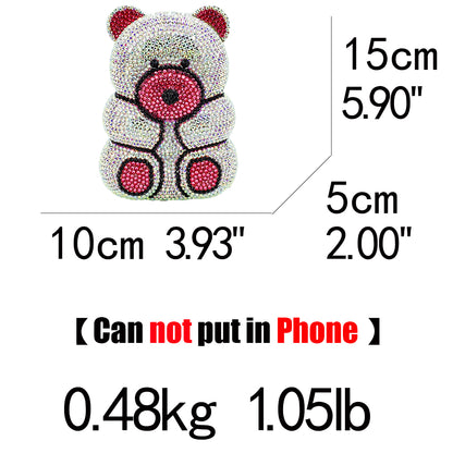 Boutique Bear Crystal clutch