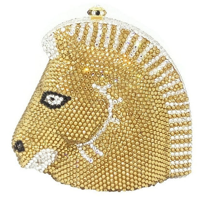Horse Head Crystal Bag