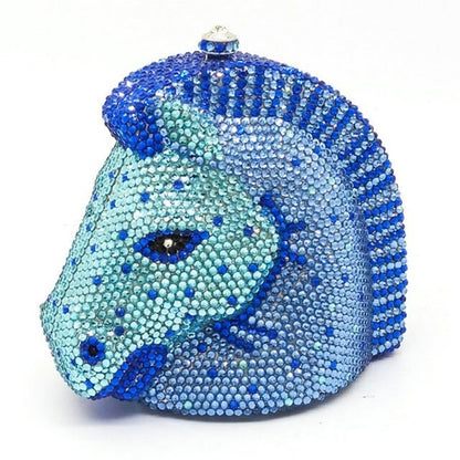 Horse Head Crystal Bag