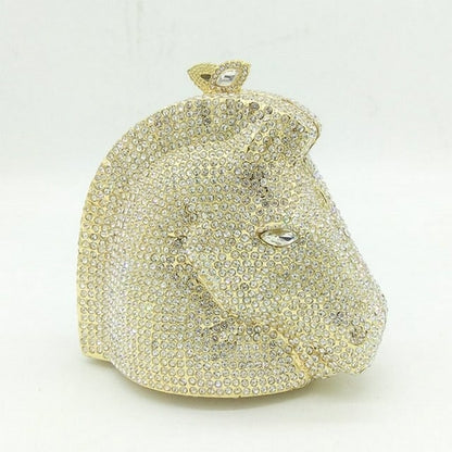 Horse Head Crystal Bag