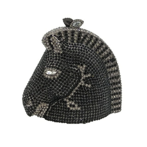 Horse Head Crystal Bag