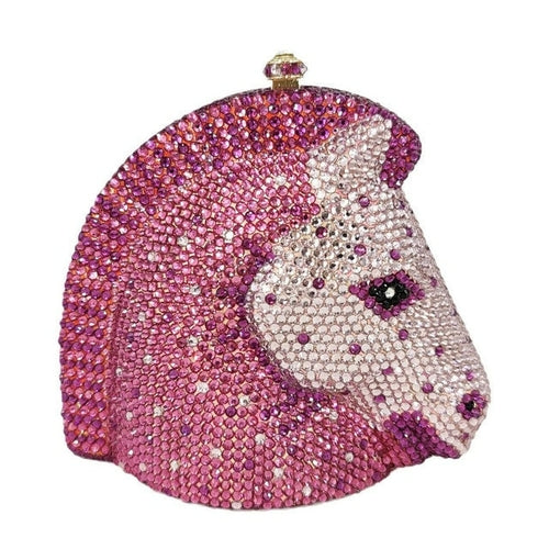 Horse Head Crystal Bag