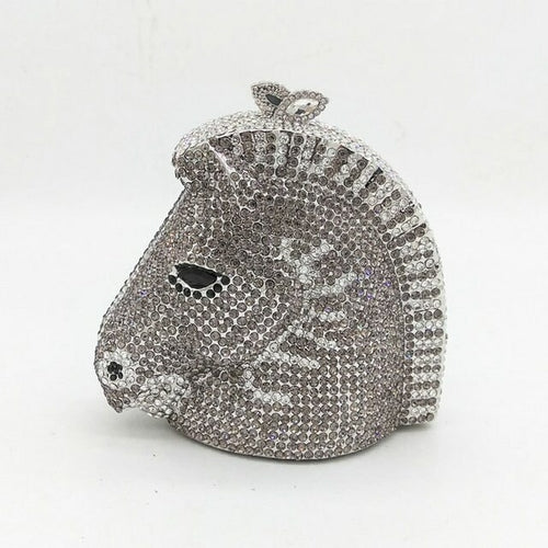 Horse Head Crystal Bag