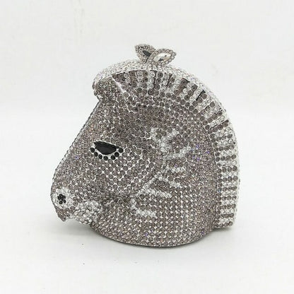 Horse Head Crystal Bag
