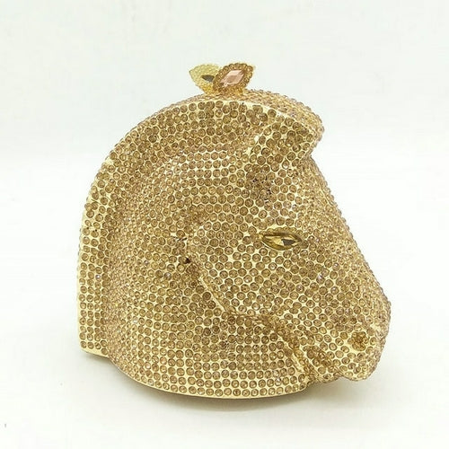 Horse Head Crystal Bag
