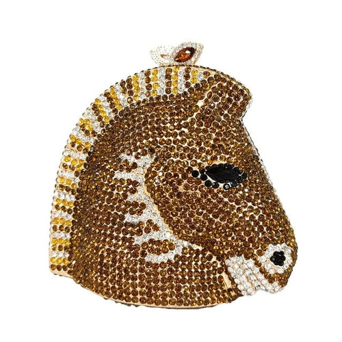Horse Head Crystal Bag
