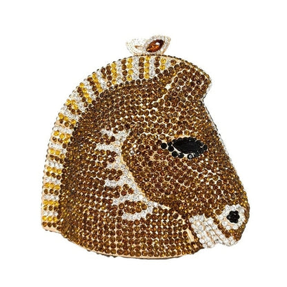 Horse Head Crystal Bag