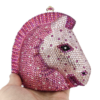Horse Head Crystal Bag