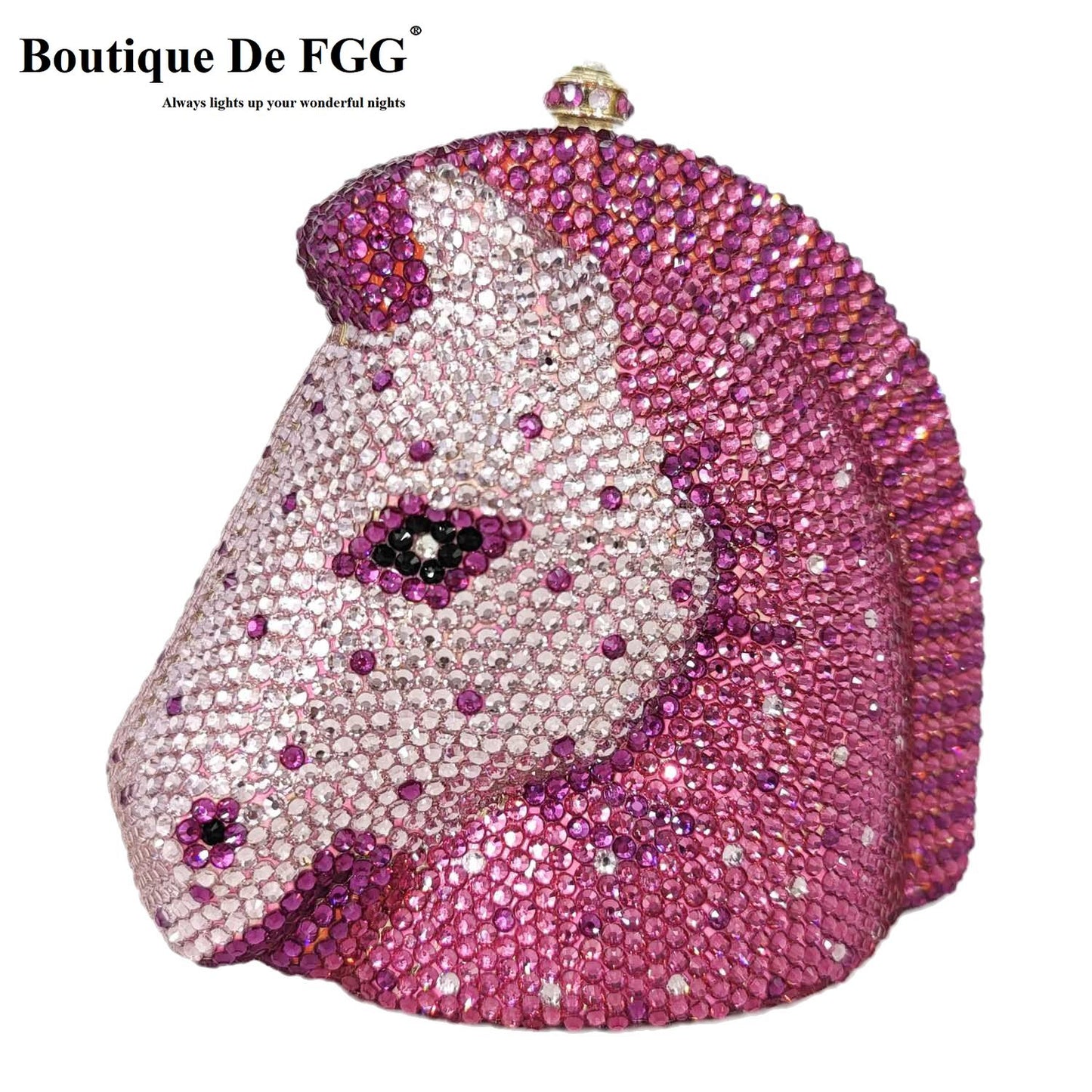 Horse Head Crystal Bag