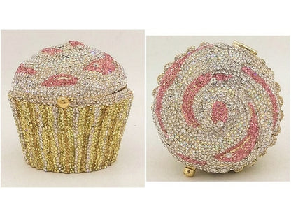 Mini Cupcake Clutch Evening Bag