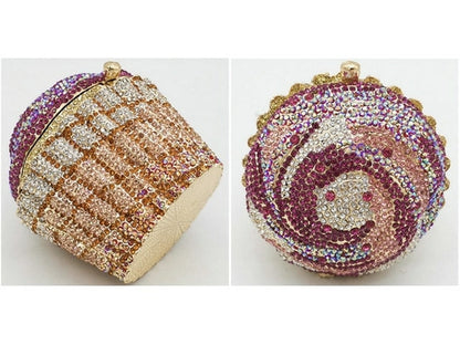 Mini Cupcake Clutch Evening Bag