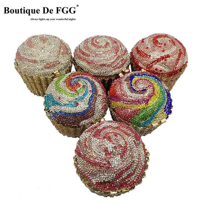 Mini Cupcake Clutch Evening Bag