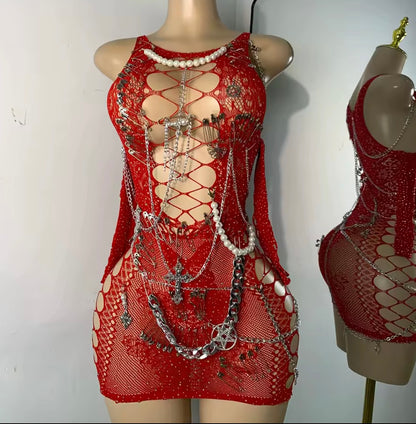 Pins & pearls chains Dress