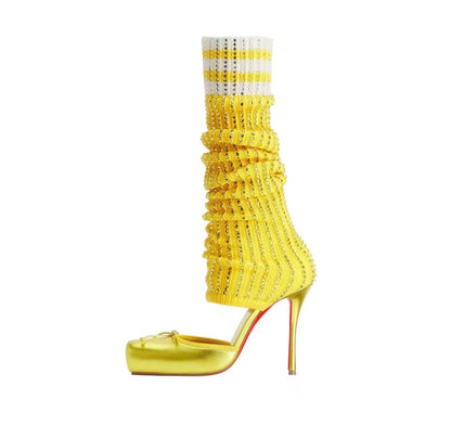 Ballerina Sock Heels