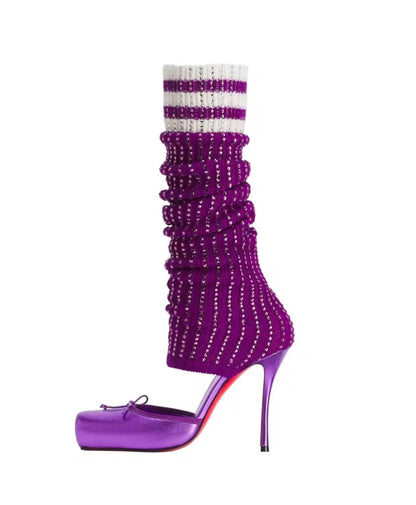 Ballerina Sock Heels