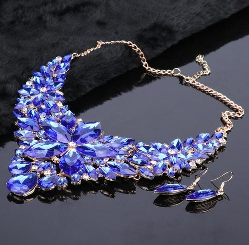 Blue Ice Jewlery set