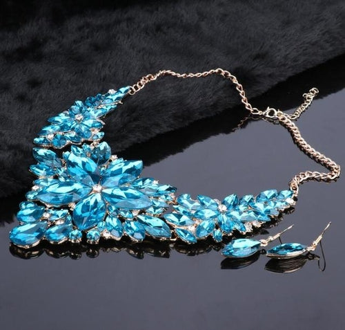 Blue Ice Jewlery set