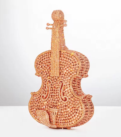 Diamond Violinist Clutch