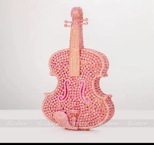 Diamond Violinist Clutch