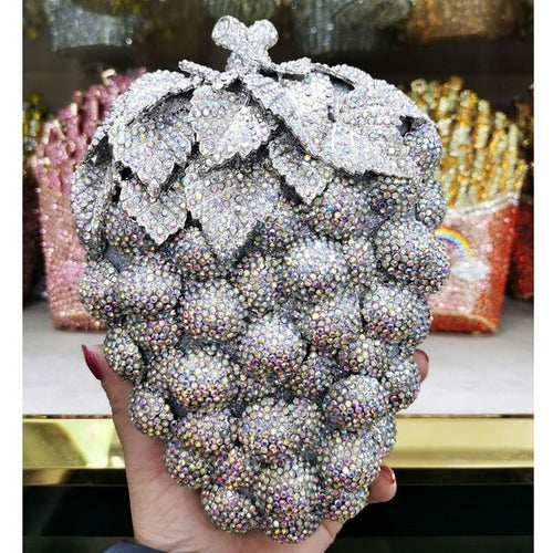 Purple Grape Crystal Bags