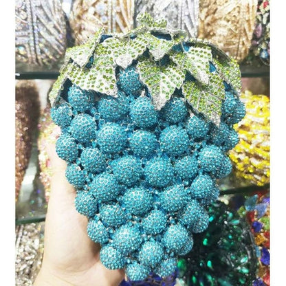 Purple Grape Crystal Bags