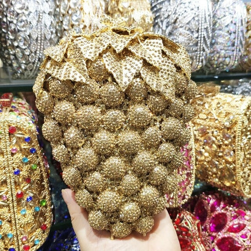 Purple Grape Crystal Bags
