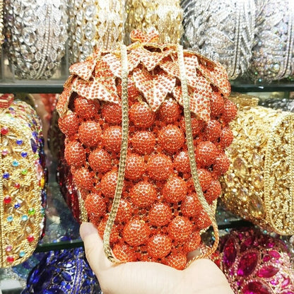 Purple Grape Crystal Bags
