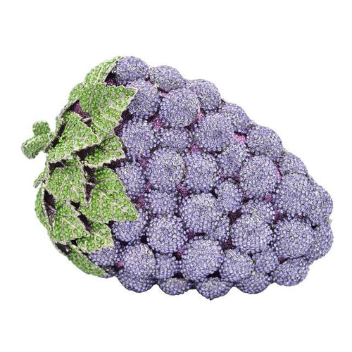 Purple Grape Crystal Bags