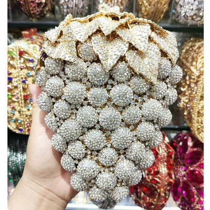 Purple Grape Crystal Bags