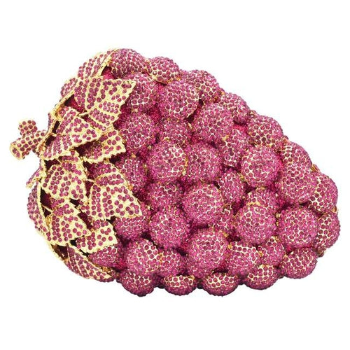 Purple Grape Crystal Bags
