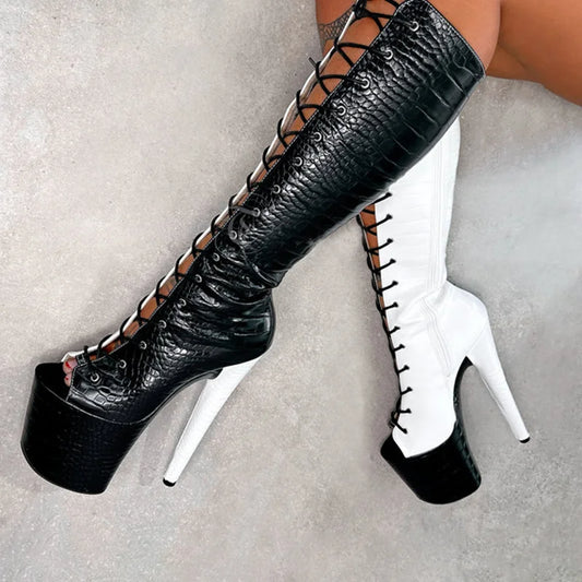 Half & Half's  (Sexy Fetish Gothic boots)
