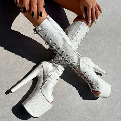 Half & Half's  (Sexy Fetish Gothic boots)