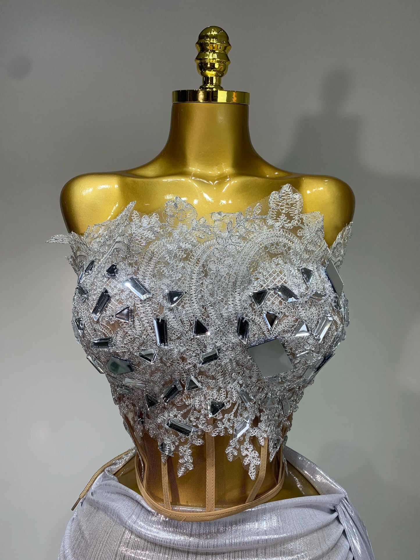 Newest 2025 Sparkly Blue Crystals Sequins Sexy Strapless Short Dress