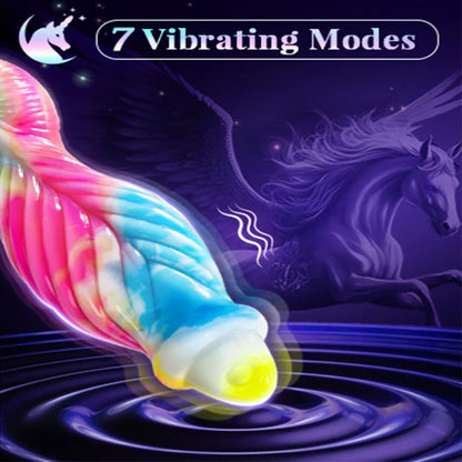 Hannibal 10 inch Thrusting Dildo Vibrator