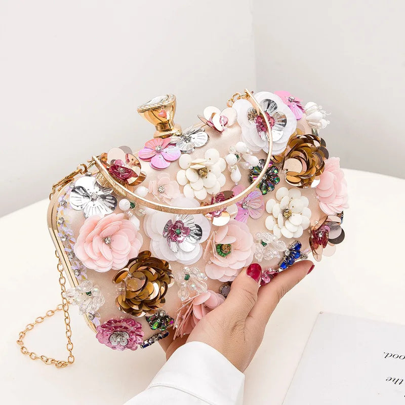 Flower Diamonds Clutch