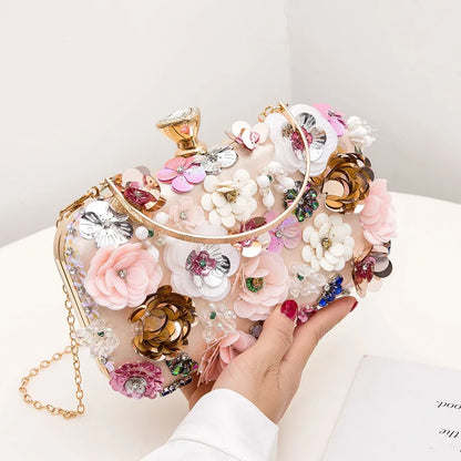 Flower Diamonds Clutch