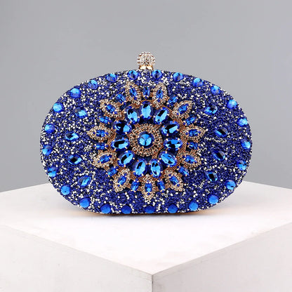 Flower Rhinestones Evening Bags