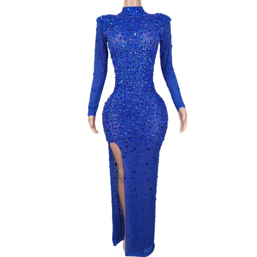 Black Crystals Diamond Gown