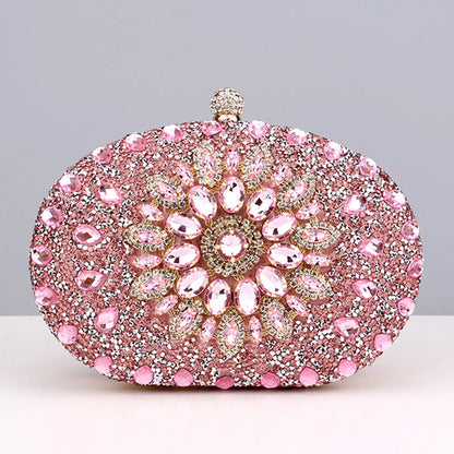 Flower Rhinestones Evening Bags