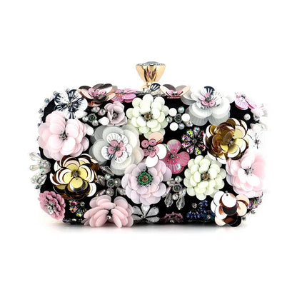 Flower Diamonds Clutch