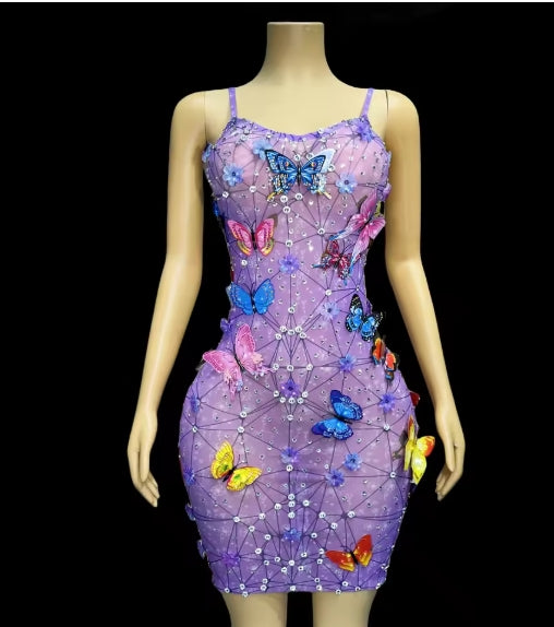 Butterfly Purple Kisses