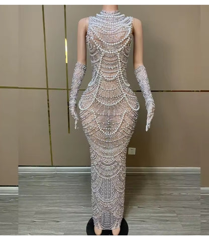 Diamonds n Pearls Dress