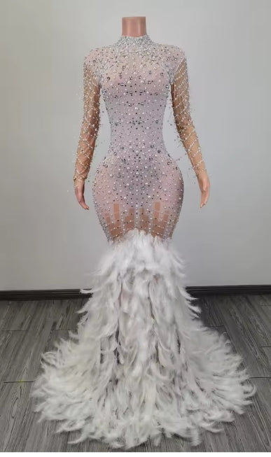 Pearls & Feathers Flock Together Dress