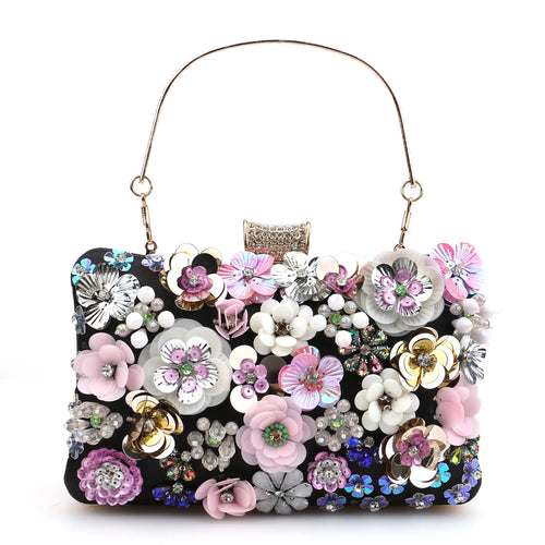 Flower Diamonds Clutch